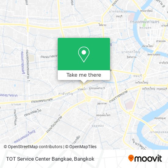 TOT Service Center Bangkae map