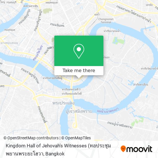 Kingdom Hall of Jehovah's Witnesses map