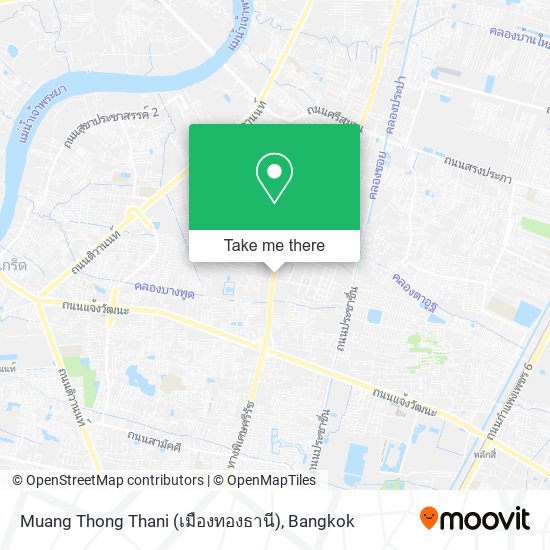 Muang Thong Thani (เมืองทองธานี) map
