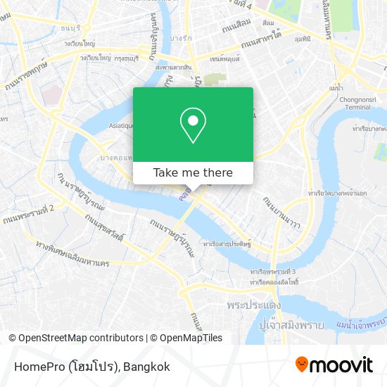 HomePro (โฮมโปร) map