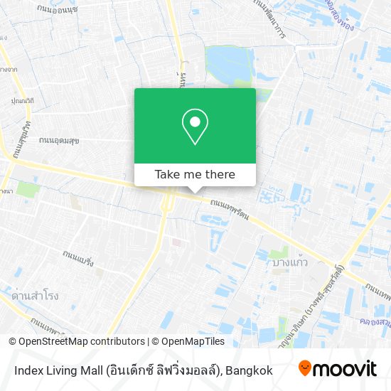 Index Living Mall (อินเด็กซ์ ลิฟวิ่งมอลล์) map