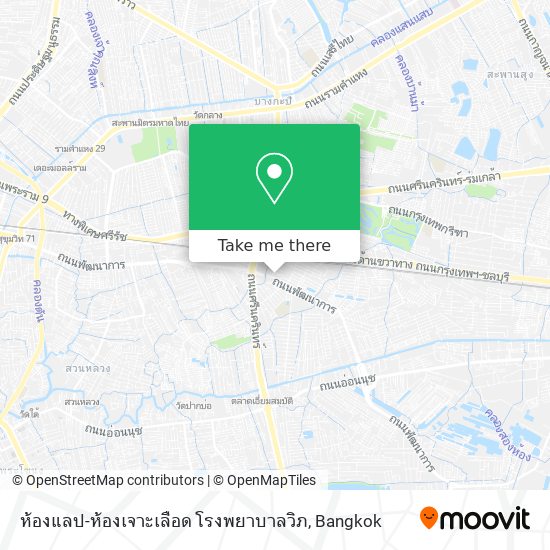 ห้องแลป-ห้องเจาะเลือด โรงพยาบาลวิภ map