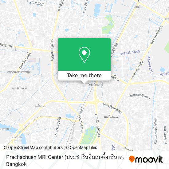Prachachuen MRI Center map