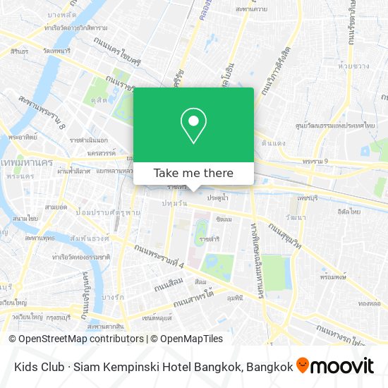 Kids Club · Siam Kempinski Hotel Bangkok map