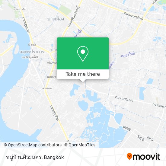 หมู่บ้านศิวะนคร map