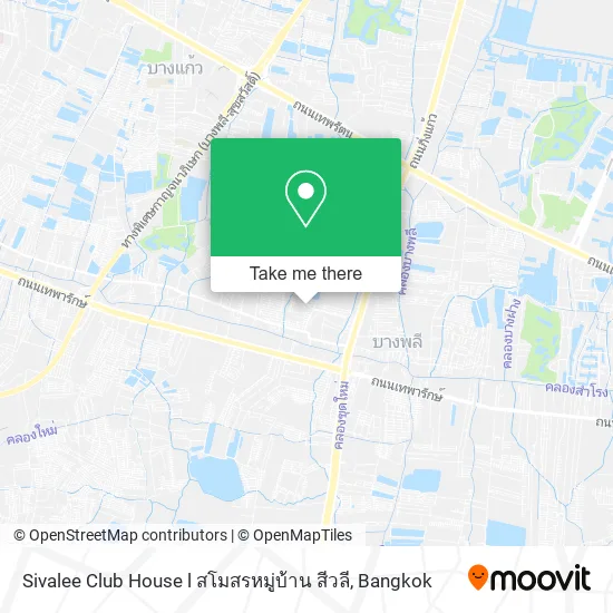 Sivalee Club House l สโมสรหมู่บ้าน สีวลี map