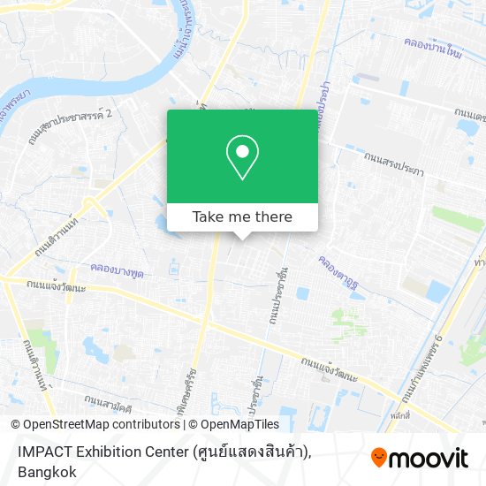 IMPACT Exhibition Center (ศูนย์แสดงสินค้า) map