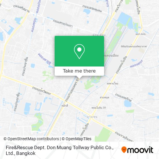 Fire&Rescue Dept.   Don Muang Tollway Public Co., Ltd. map