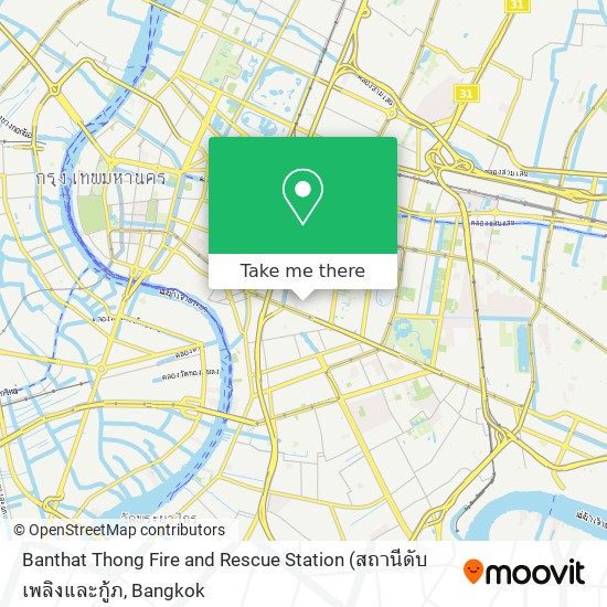 Banthat Thong Fire and Rescue Station map