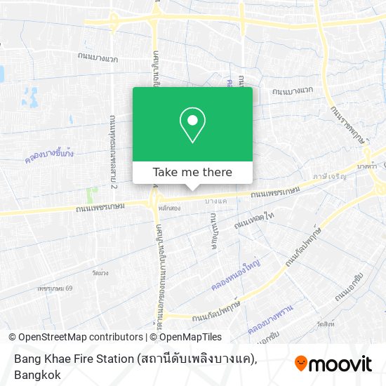 Bang Khae Fire Station (สถานีดับเพลิงบางแค) map