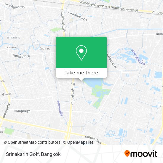 Srinakarin Golf map