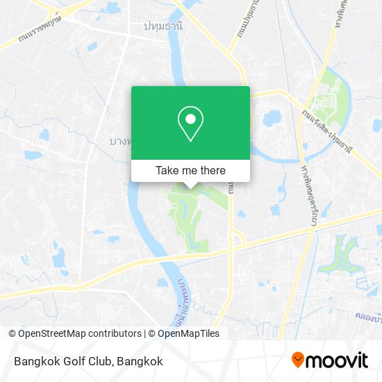 Bangkok Golf Club map