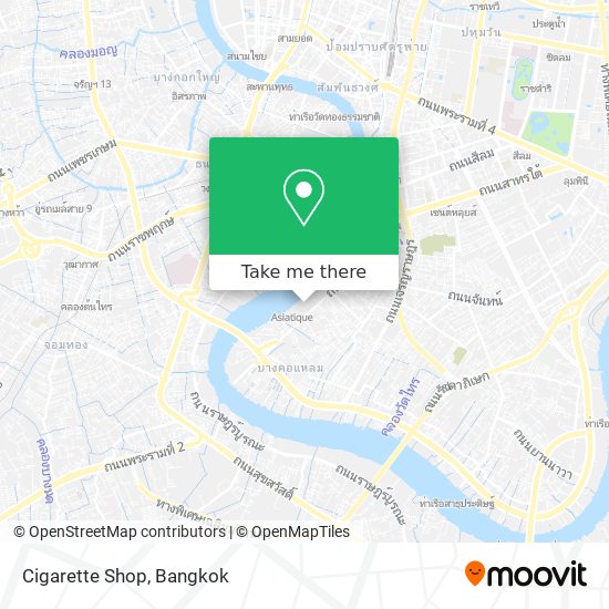 Cigarette Shop map