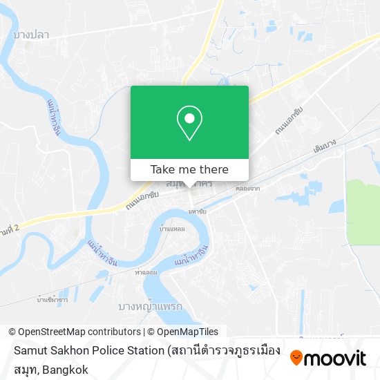 Samut Sakhon Police Station map