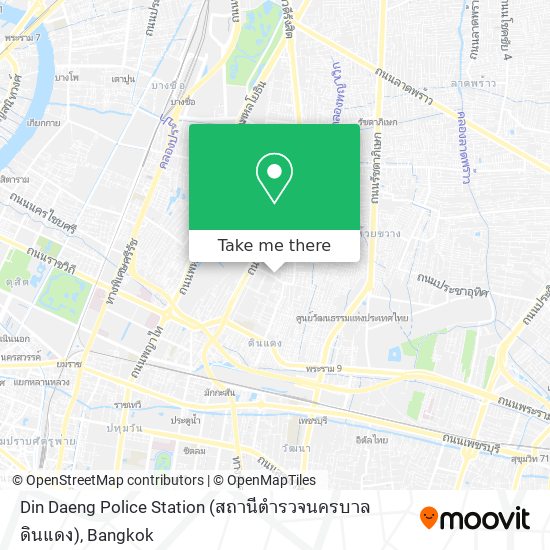 Din Daeng Police Station (สถานีตำรวจนครบาลดินแดง) map