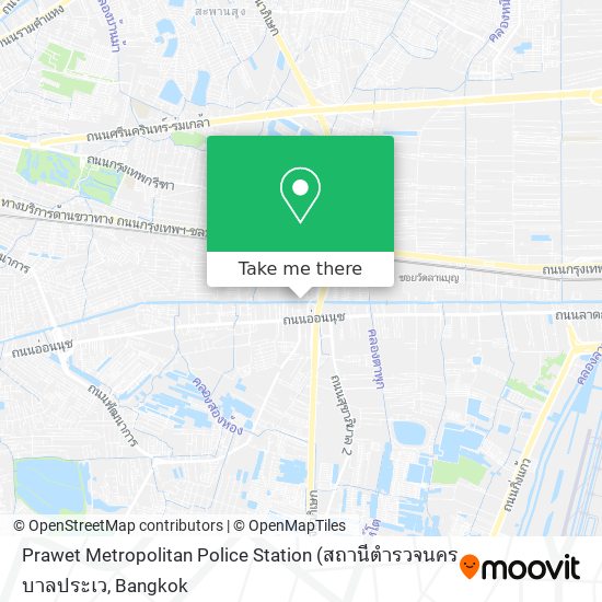 Prawet Metropolitan Police Station map