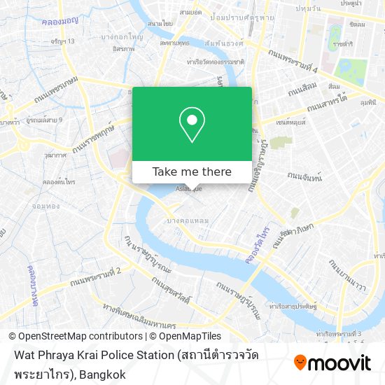 Wat Phraya Krai Police Station (สถานีตำรวจวัดพระยาไกร) map