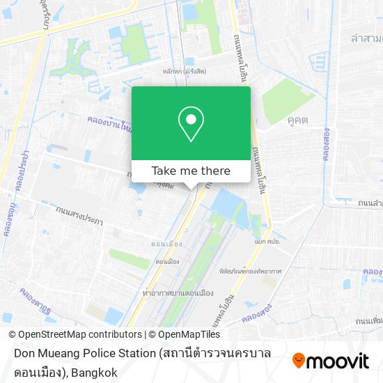 Don Mueang Police Station (สถานีตำรวจนครบาลดอนเมือง) map