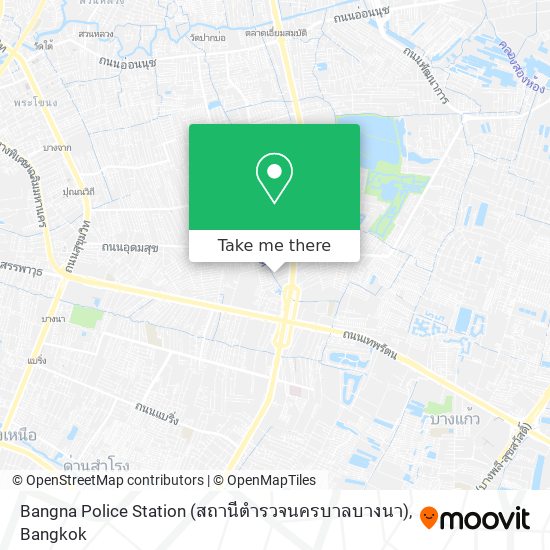 Bangna Police Station (สถานีตำรวจนครบาลบางนา) map