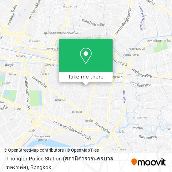 Thonglor Police Station (สถานีตำรวจนครบาลทองหล่อ) map