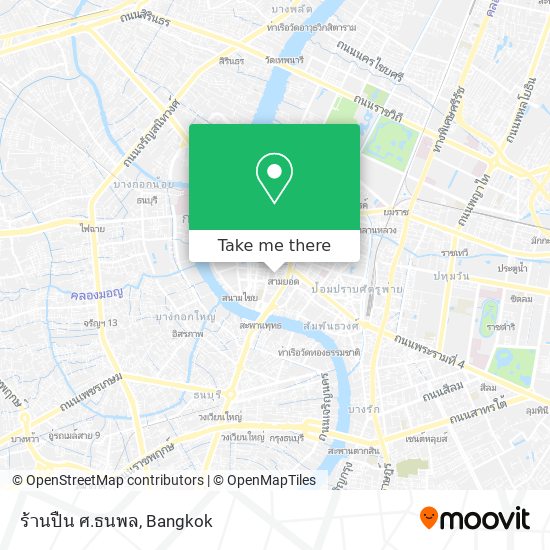 ร้านปืน ศ.ธนพล map