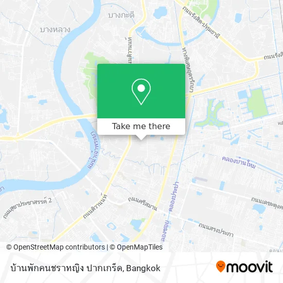บ้านพักคนชราหญิง ปากเกร็ด map