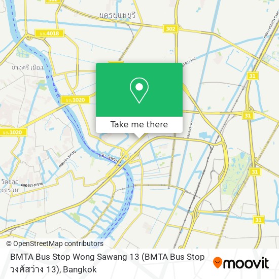 BMTA Bus Stop Wong Sawang 13 (BMTA Bus Stop วงศ์สว่าง 13) map