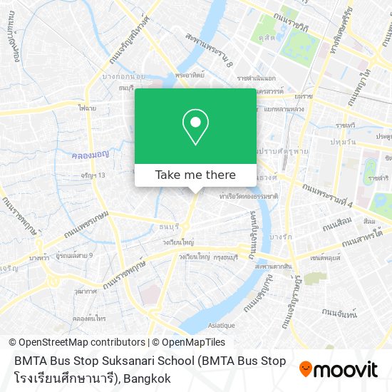 BMTA Bus Stop Suksanari School (BMTA Bus Stop โรงเรียนศึกษานารี) map