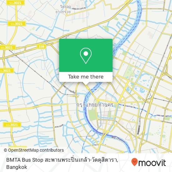 BMTA Bus Stop สะพานพระปิ่นเกล้า-วัดดุสิตารา map