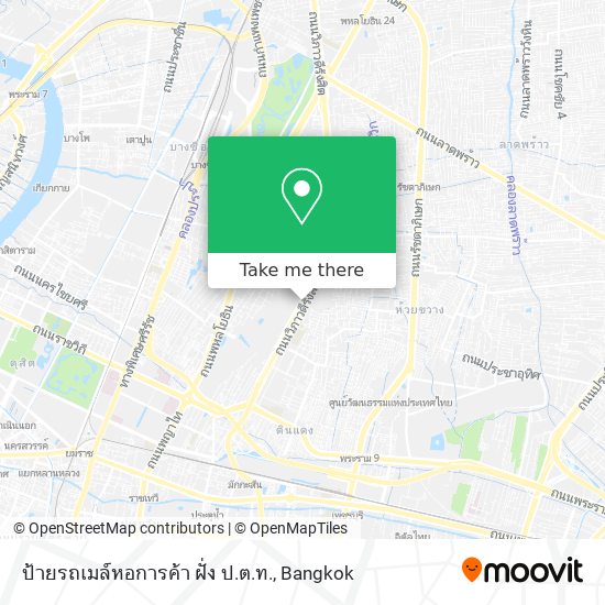 ป้ายรถเมล์หอการค้า ฝั่ง ป.ต.ท. map