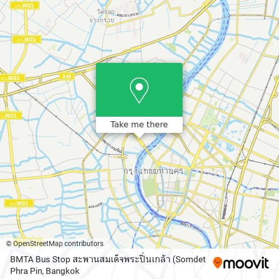 BMTA Bus Stop สะพานสมเด็จพระปิ่นเกล้า map