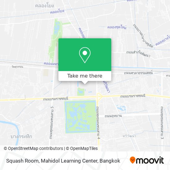 Squash Room, Mahidol Learning Center map