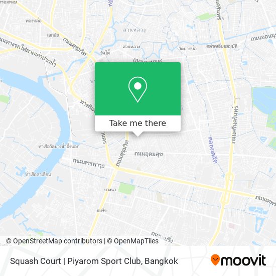 Squash Court | Piyarom Sport Club map