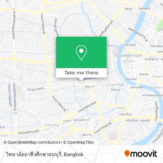 วิทยาลัยอาชีวศึกษาธนบุรี map