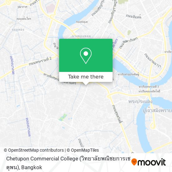 Chetupon Commercial College (วิทยาลัยพณิชยการเชตุพน) map
