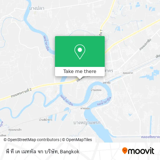 พี ที เค เมททัล จก บริษัท map