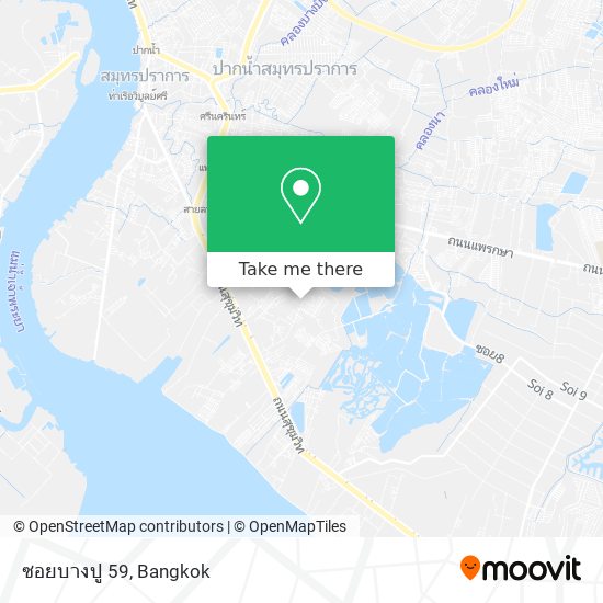 ซอยบางปู 59 map
