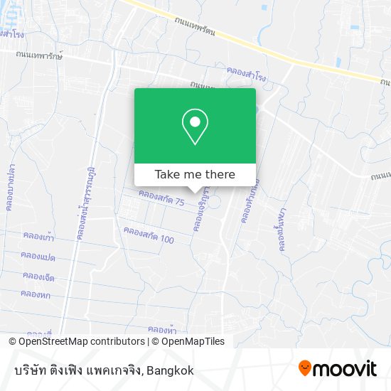 บริษัท ติงเฟิง แพคเกจจิง map