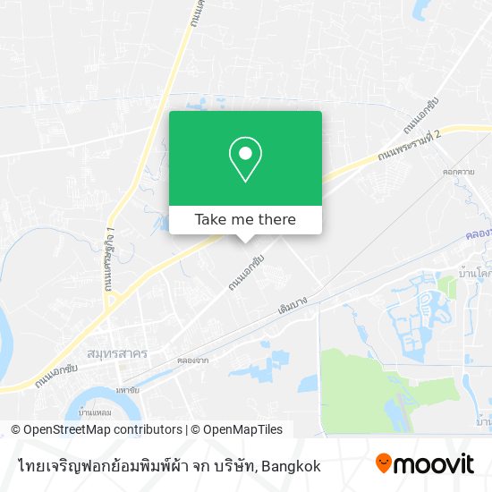 ไทยเจริญฟอกย้อมพิมพ์ผ้า จก บริษัท map