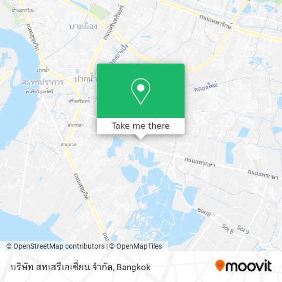 บริษัท สหเสรีเอเซี่ยน จำกัด map