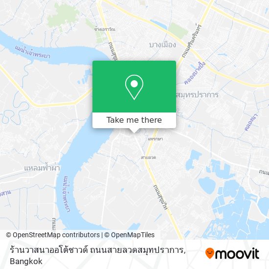 ร้านวาสนาออโต้ซาวด์ ถนนสายลวดสมุทปราการ map