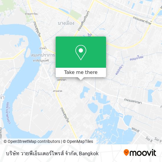 บริษัท วายพีเอ็นเตอร์ไพรส์ จำกัด map