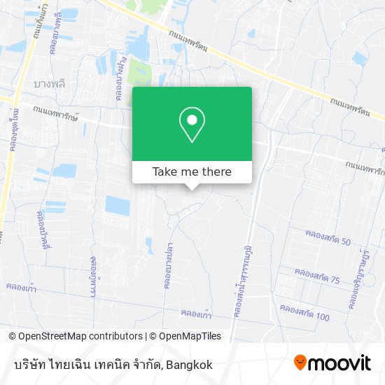 บริษัท ไทยเฉิน เทคนิค จำกัด map