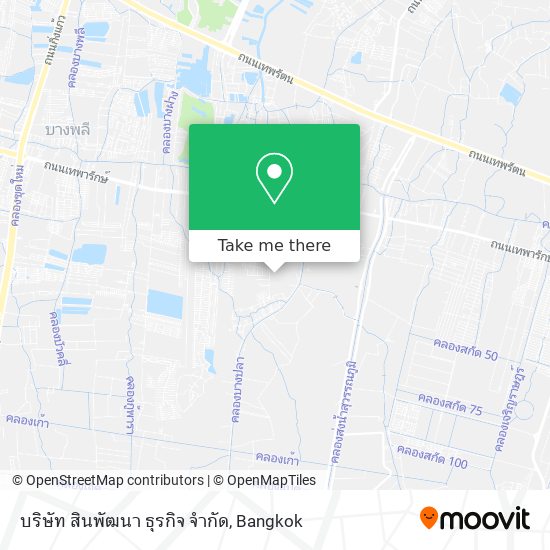 บริษัท สินพัฒนา ธุรกิจ จำกัด map