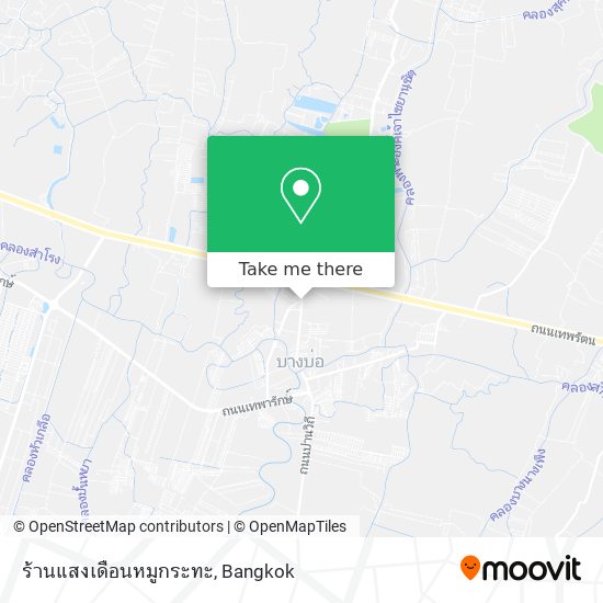 ร้านแสงเดือนหมูกระทะ map