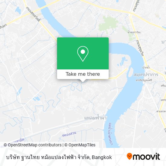 บริษัท ฐานไทย หม้อแปลงไฟฟ้า จำกัด map