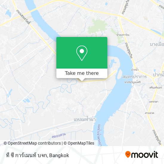 ที ซี การ์เมนท์ บจก map