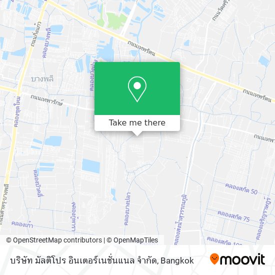 บริษัท มัลติโปร อินเตอร์เนชั่นแนล จำกัด map