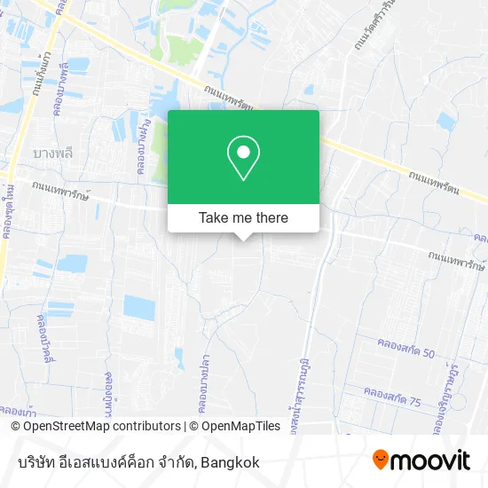 บริษัท อีเอสแบงค์ค็อก จำกัด map