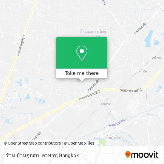 ร้าน บ้านคุณกบ อาหาร map